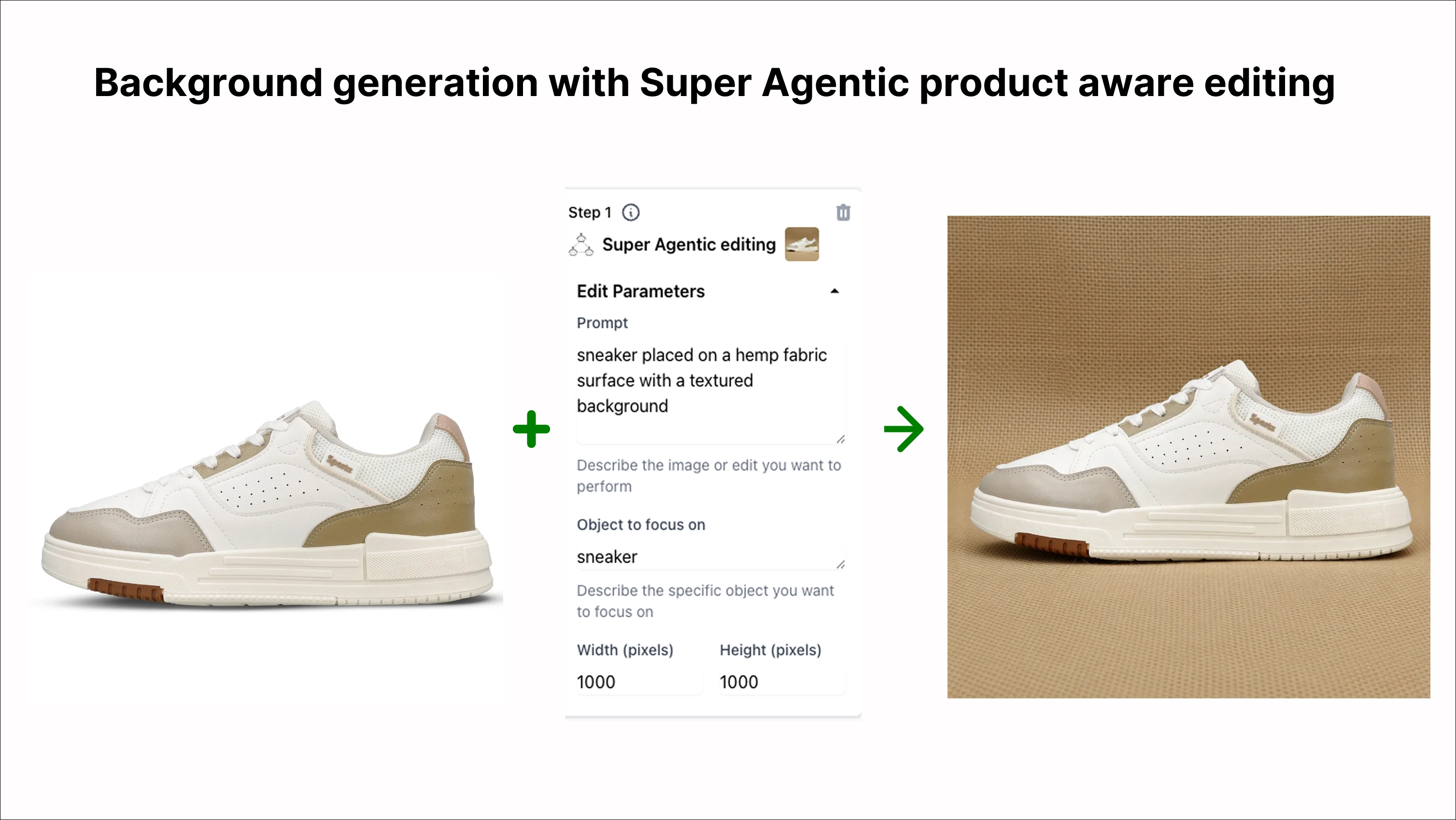 Agentic product-aware editing overview board